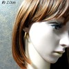 Hawaiian Jewelry Gold Pink Gold Women Hoop Honu Scroll Earrings,