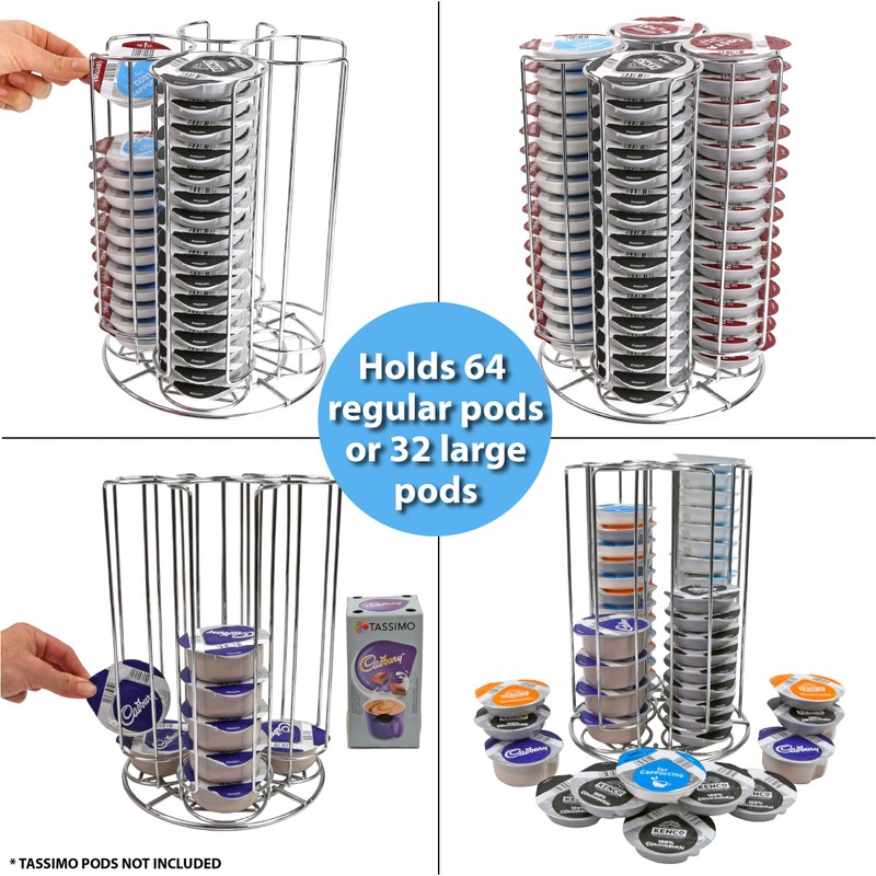 Tassimo Pods Holder - Large Capacity Coffee Pod Holder -