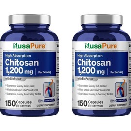 Noosa Pure Chitosan 1200MG 150 Capsules 2, 1, 150 Tablets / 누사퓨어 키토산 1200MG 150캡슐 2개, 1개, 150정