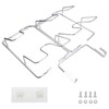 Pastlla 4 Tier Lid Organizer - No Drilling Wall Mounted