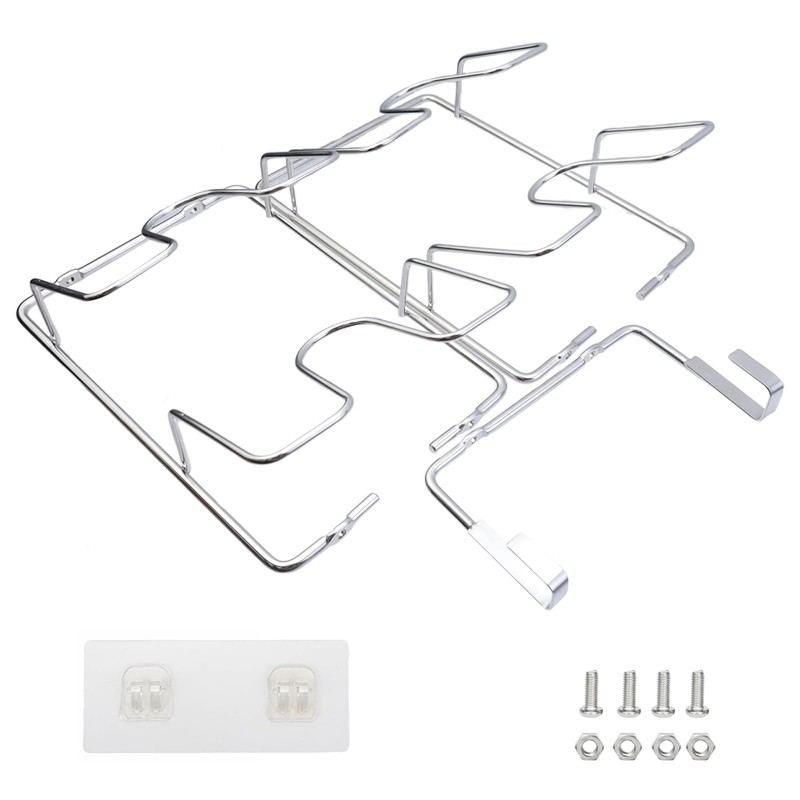 Pastlla 4 Tier Lid Organizer - No Drilling Wall Mounted