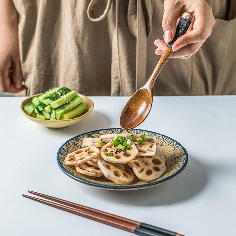 箸 スプーン 木製2点セット カトラリー 天然木の箸 ケース付き コンビセット アウトドア 携帯食器セット 学生