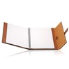 Gallaway Leather-Padfolio-Portfolio, Folder-Slim-Notebook, Note-Pad-Holder, Desk-Accessories, Brown