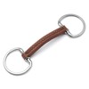 Cavalon Eggbutt Soft Leather Snaffle Bit (5")