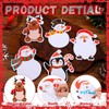 Zhanmai 1200 Pcs Christmas Sticky Notes Set Snowman Gingerbread Man