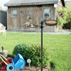 CQAIRIOU Standing Bird Feeder Tray,Open Platform Bird Feeding Mesh Seed
