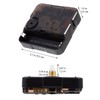 Healifty Quartz DIY Wall Clock Movement Mechanism, Battery Operated, Black,