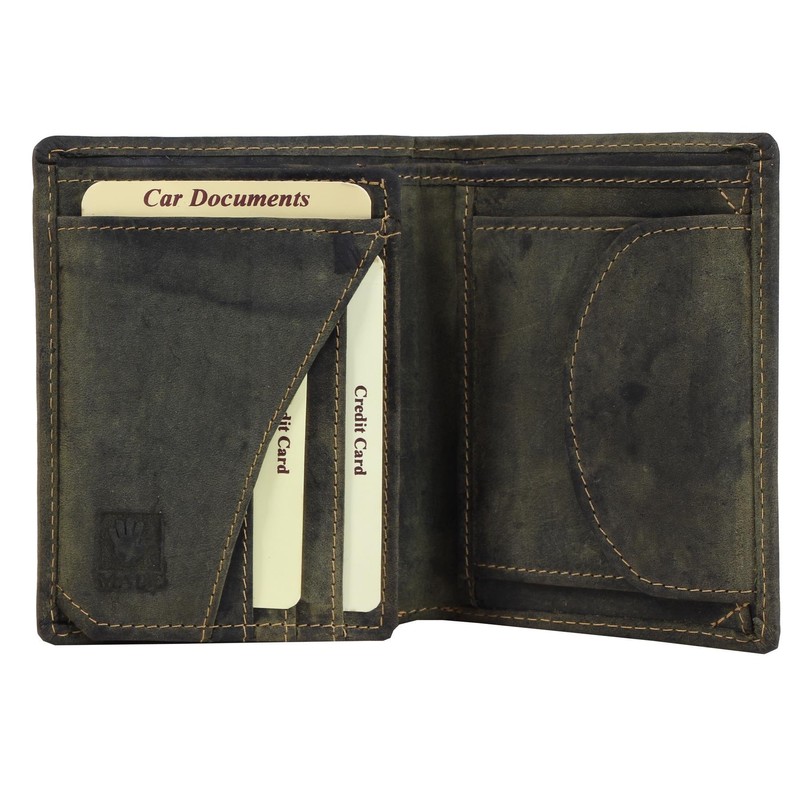 Greenburry Hunting Wallet Khaki, khaki, Vintage