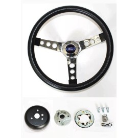 Grant New! Bronco F100 F150 F250 F350 Grant Black Steering Wheel 13.5 inch 13 1/2 Inch