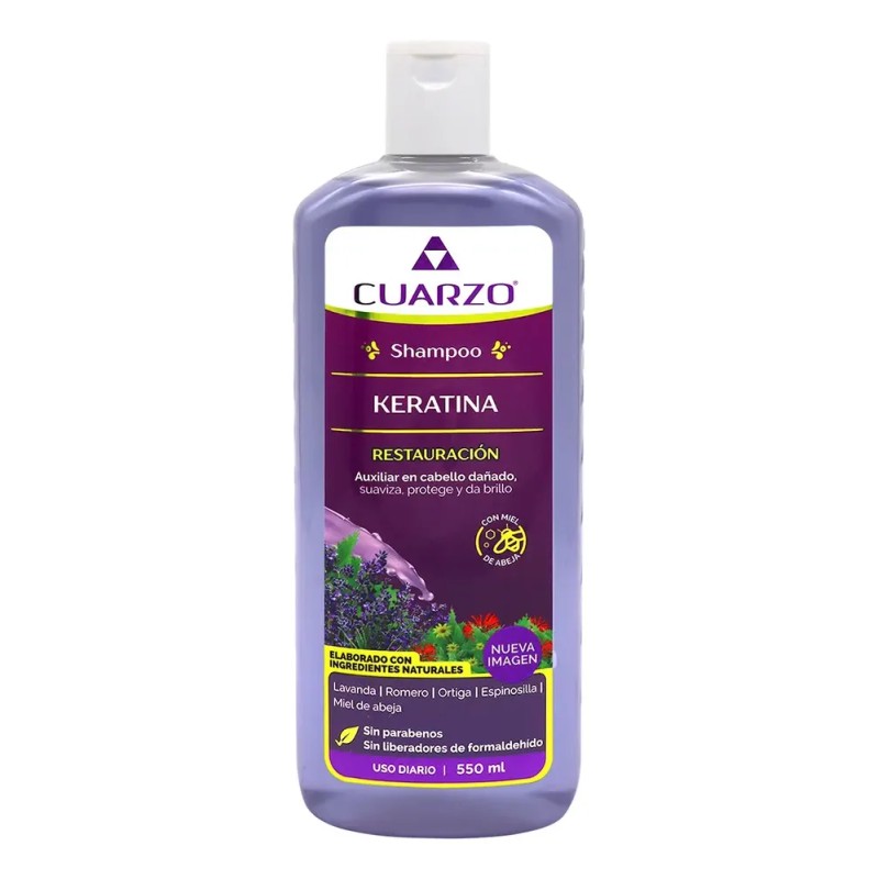 Shampoo Cuarzo Keratina 550ml