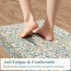KIMODE Comfort Kitchen Mats for Floor Cushioned Anti Fatigue,Farmhouse Floral