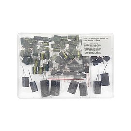 8 Values Total 78 Pieces 450V DIP Electrolytic Capacitor Kit 1uF 2.2uF 4.7uF 10uF 22uF 33uF 47uF 100uF