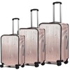 3 Piece Suitcase Covers for Luggage Sleeve Clear PVC Waterproof