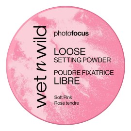 Polvo Rosado Sellador Suelto Photofocus Wet N Wild, Anti Flash Fotos, Vegano, Sin Parabenos, Efecto Mate, IIúmina y complementa Contour, Larga Duració