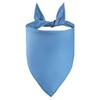 Petitebelle Plain Blue Dog Bandana - Large