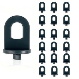 100Pcs Greenhouse Fixing Clips – ShiningUU Sturdy Plastic Hooks for Shading Nets Hanging Pots & Garden Mesh Essential Greenhouse Accessories for Vines Cables & Hanging Basket Pot