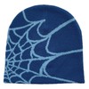 yolrdiw Women Y2k Beanie Spider Web Graphic Cozy Knitted Hats