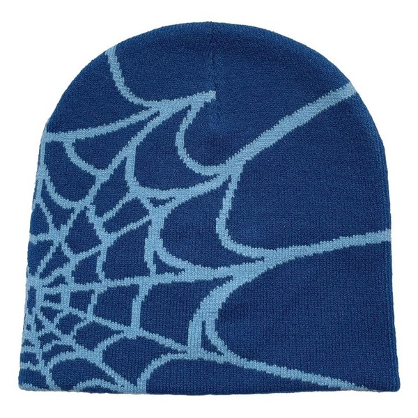 yolrdiw Women Y2k Beanie Spider Web Graphic Cozy Knitted Hats