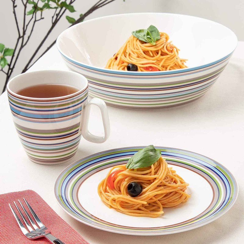 Iittala Origo Dessert Plate Set, beige, Standard