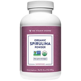 Organic Spirulina Powder with Blue-Green Microalgae - Superfood (16 oz. / 137 Servings)