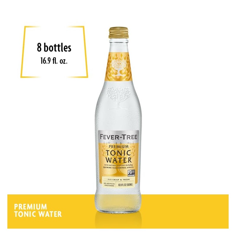 Fever Tree Indian Tonic Water - Premium Quality Mixer -