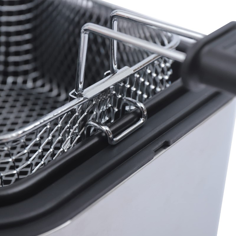 2.5L Electric Deep Fryer, 110V 1000W Freidora Electrica Deaceite Stainless