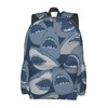 Jbofyee Backpack For Men Women, Sharks, One Size, Daypack Backpacks