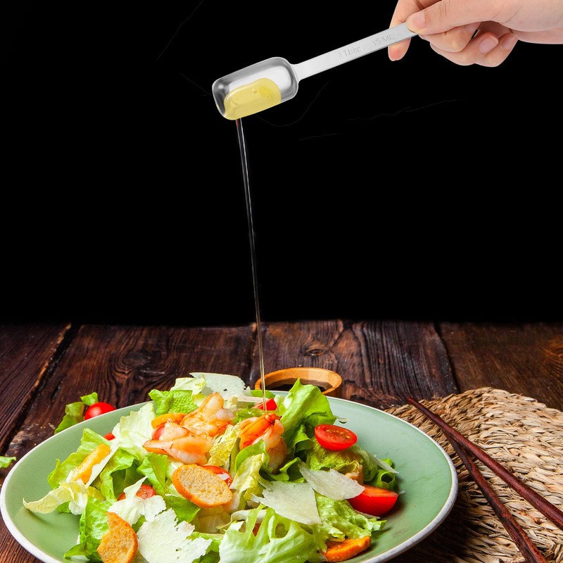 1 Tablespoon Stainless Steel Single Measuring Spoon 15 ml Rectangular