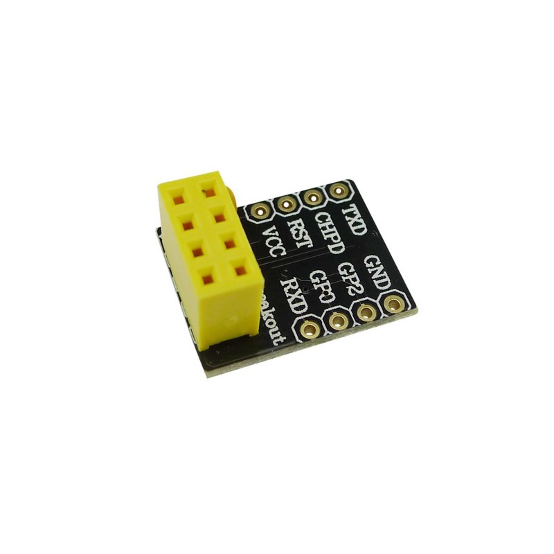 Aihasd 3pcs ESP8266 ESP-01 ESP01S Breakout Board Breadboard Adapter UART