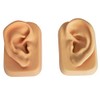 Ear model (pair) for ear acupuncture made of soft plastic