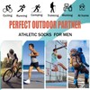 Speum Men's Athletic Socks with Anti-slip Cushioning Performance,Basketball Socks(5 pairs)