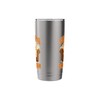 CAUTION SHEDDING IN SESSION Stainless Steel Insulated Tumbler