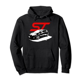 Focus ST - Distressed Look Red Variant Pullover Hoodie