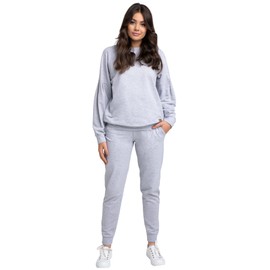 Italian Fashion Lounge Set Women's Leisure Suit Women's Tracksuit Women Jogging Suit Women Set 2-Piece Stylish Streatwear Tracksuits for Ladies S-XXL, gray, XXL