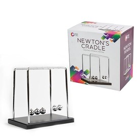 Funtime Gifts Newton's Cradle - Executive Desk Toy Demonstrating Physics Principles