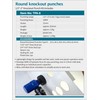 AMZCNC Hydraulic Knockout Hole Punch Driver Kit 1/2 to 2