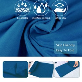 NiCoLa Travel Sleeping Bag Liner, Sleeping Bag Liner Travel Sheet, Lightweight Travel Sheet Camping Sleep Bag for Camping & Hiking