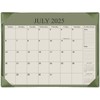 Desk Calendar 2025-2026 with Desktop Mat, 18 Month Large Desk