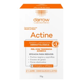 Barra limpiadora dermatológica Darrow Actine de 70g