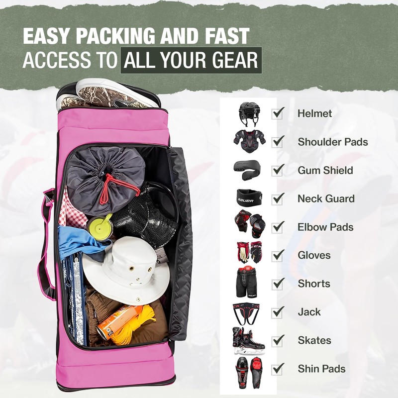 Jetstream Heavy Duty Multi Pocket Durable Sports Gym Equipment Travel