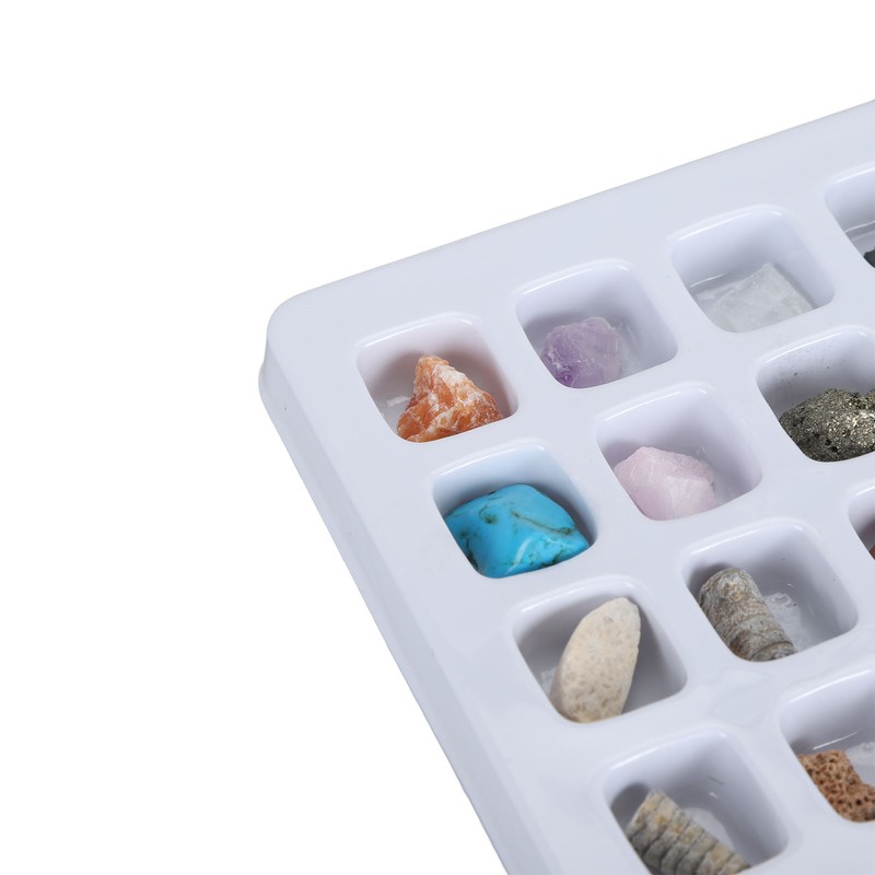 20pcs Rock Stone Colletction Kit for Boys Girls Exquisite Science