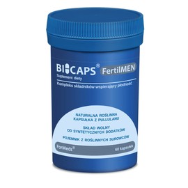 ForMeds - Bicaps FertilMen - Nahrungsergänzungsmittel für Männer - Komplex aus Inhaltsstoffen zur Förderung der Fruchtbarkeit - 2 kapseln pro Tag - 60 kapseln