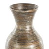 Deco 79 Bamboo Wood Decorative Vase Antique Inspired Pot Centerpiece