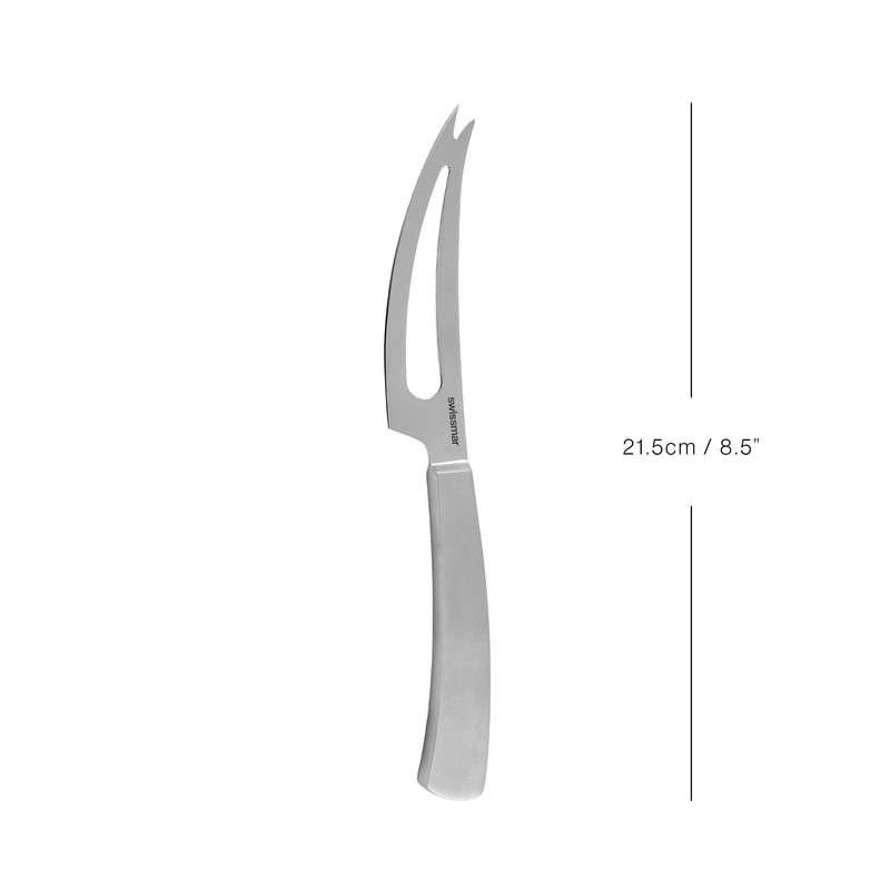Swissmar Barcelona Soft Cheese Knife – 8.3" Stainless Steel Blade
