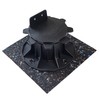 diconfa 4 x Rubber Granulate Patio Pads 200 x 200