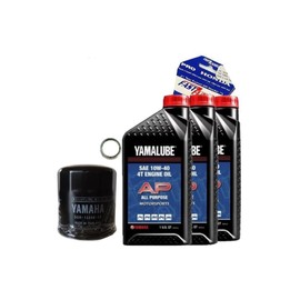 Generic OEM Oil Change Kit Compatible With Yamaha Kodiak and Grizzly 700 YFM700R (2007-2024), 10W-40AP-5GH-214