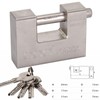 Youyijia 10 Keys Heavy Duty Padlock 9.4X7X2.9cm Warehouse Container Security
