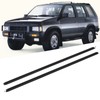 2Pcs Car Weatherstrip Window Seal 80821 01G00 Black Reliable Rugged