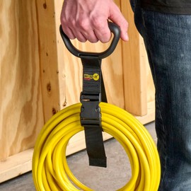 Clip 'n Carry Wrap-It Storage Straps - 15" (3-Pack) - Extension Cord Holder Hose Storage Carrying Straps for RV and Accessories Organization