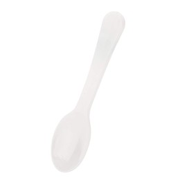 Gmark 100pc 3" Taster Spoons Plastic Mini Spoons, Ice Cream Spoons Dessert Spoons White 1 Box Set GM1002F